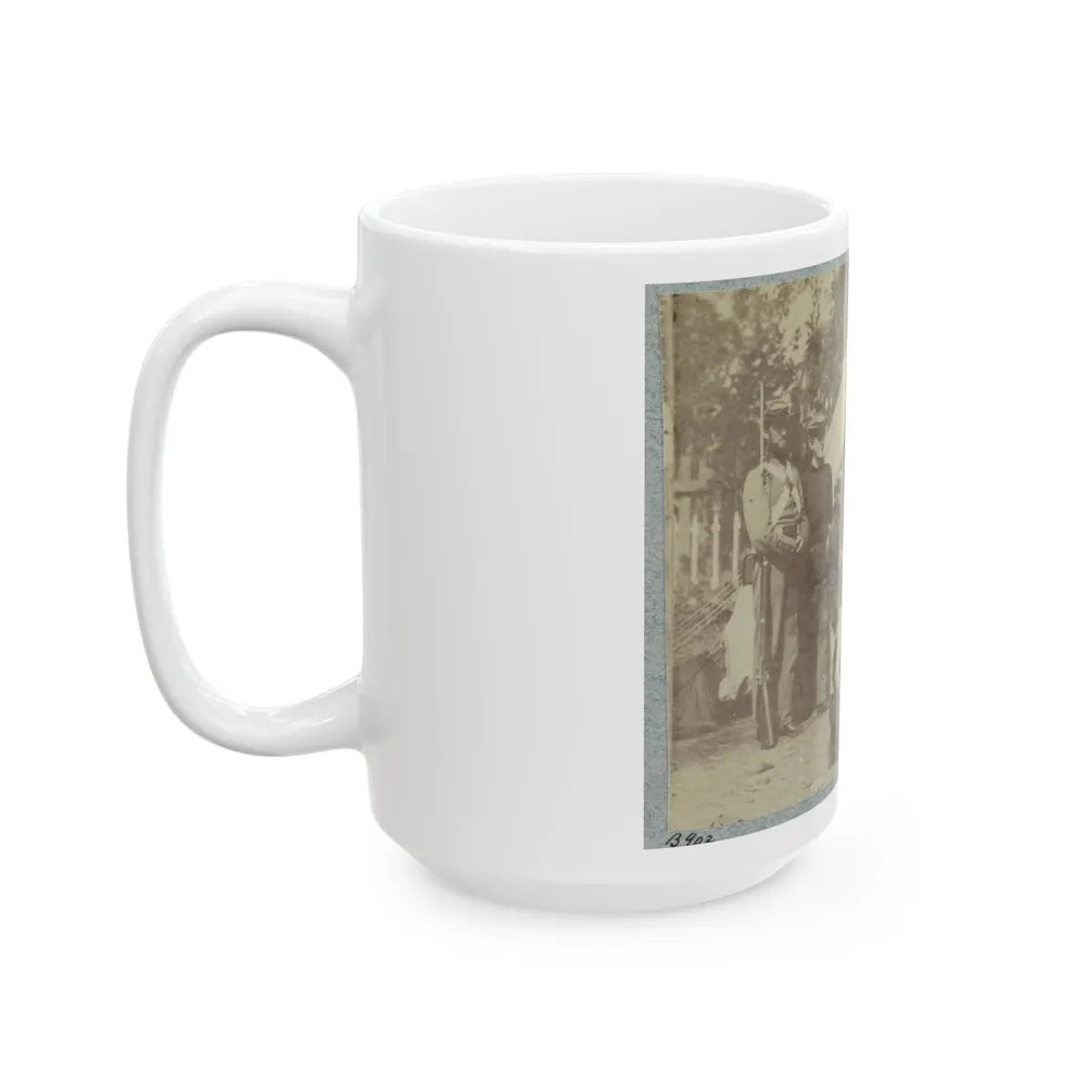 7th N.Y. State Militia, Camp Cameron, D.C., 1861 001 (U.S. Civil War) White Coffee Mug-Go Mug Yourself