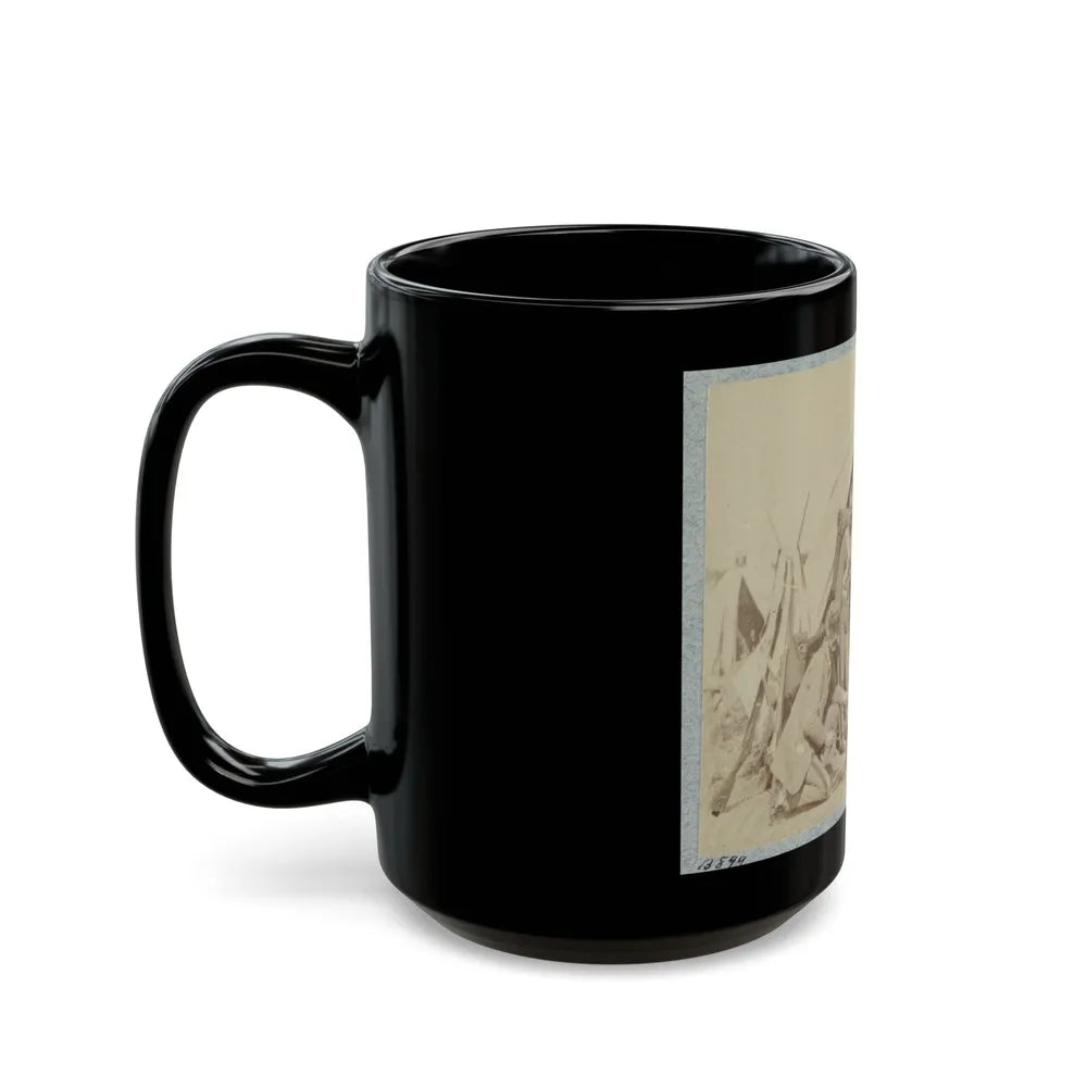 7th N.Y. State Militia, Camp Cameron, D.C., 1861 003 (U.S. Civil War) Black Coffee Mug-Go Mug Yourself