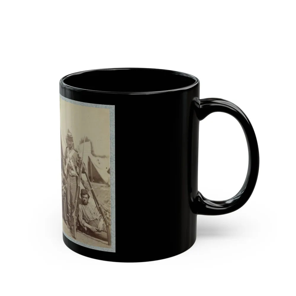 7th N.Y. State Militia, Camp Cameron, D.C., 1861 005 (U.S. Civil War) Black Coffee Mug-Go Mug Yourself