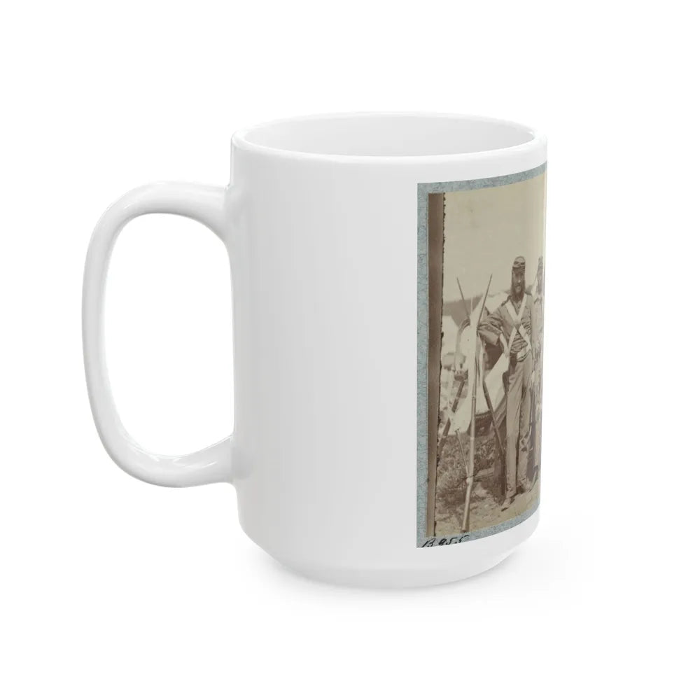 7th N.Y. State Militia, Camp Cameron, D.C., 1861 005 (U.S. Civil War) White Coffee Mug-Go Mug Yourself