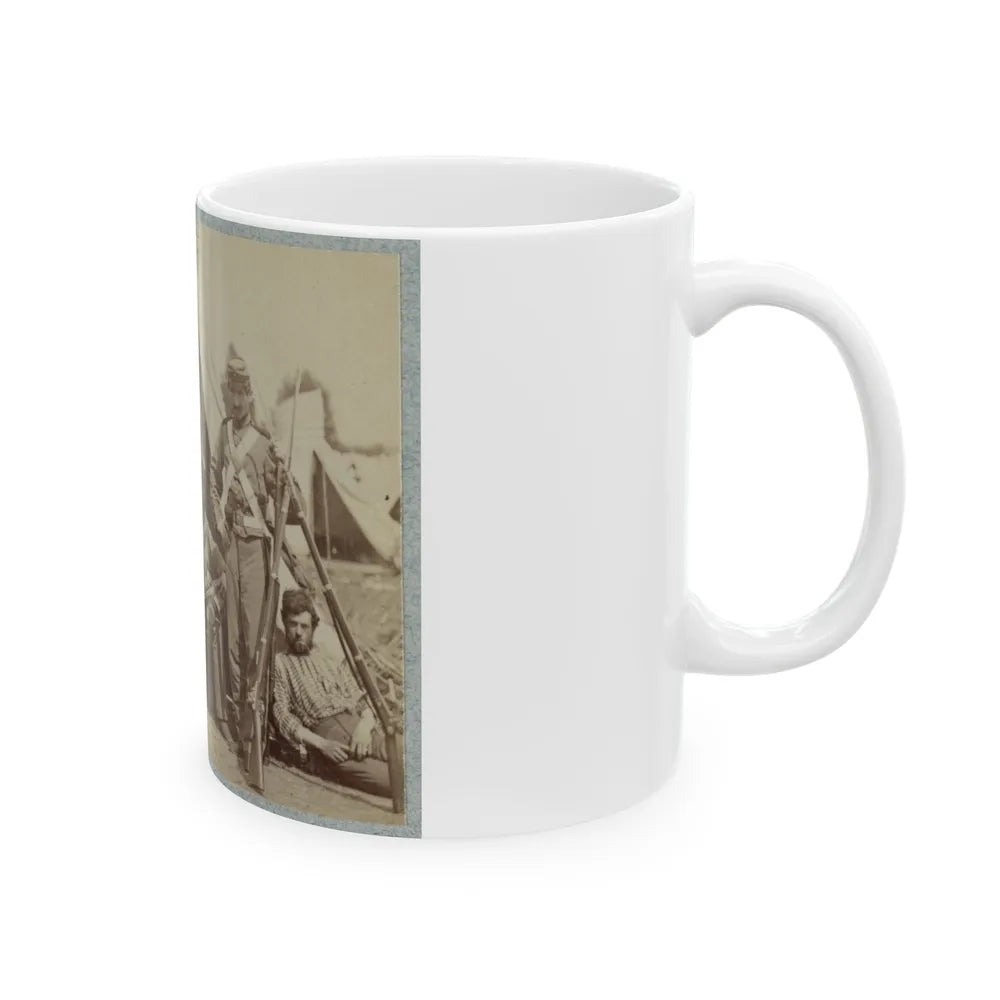 7th N.Y. State Militia, Camp Cameron, D.C., 1861 005 (U.S. Civil War) White Coffee Mug-Go Mug Yourself