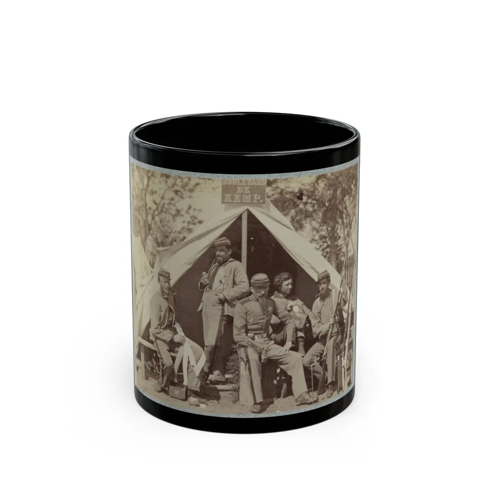 7th N.Y. State Militia, Camp Cameron, D.C., 1861 (U.S. Civil War) Black Coffee Mug-11oz-Go Mug Yourself