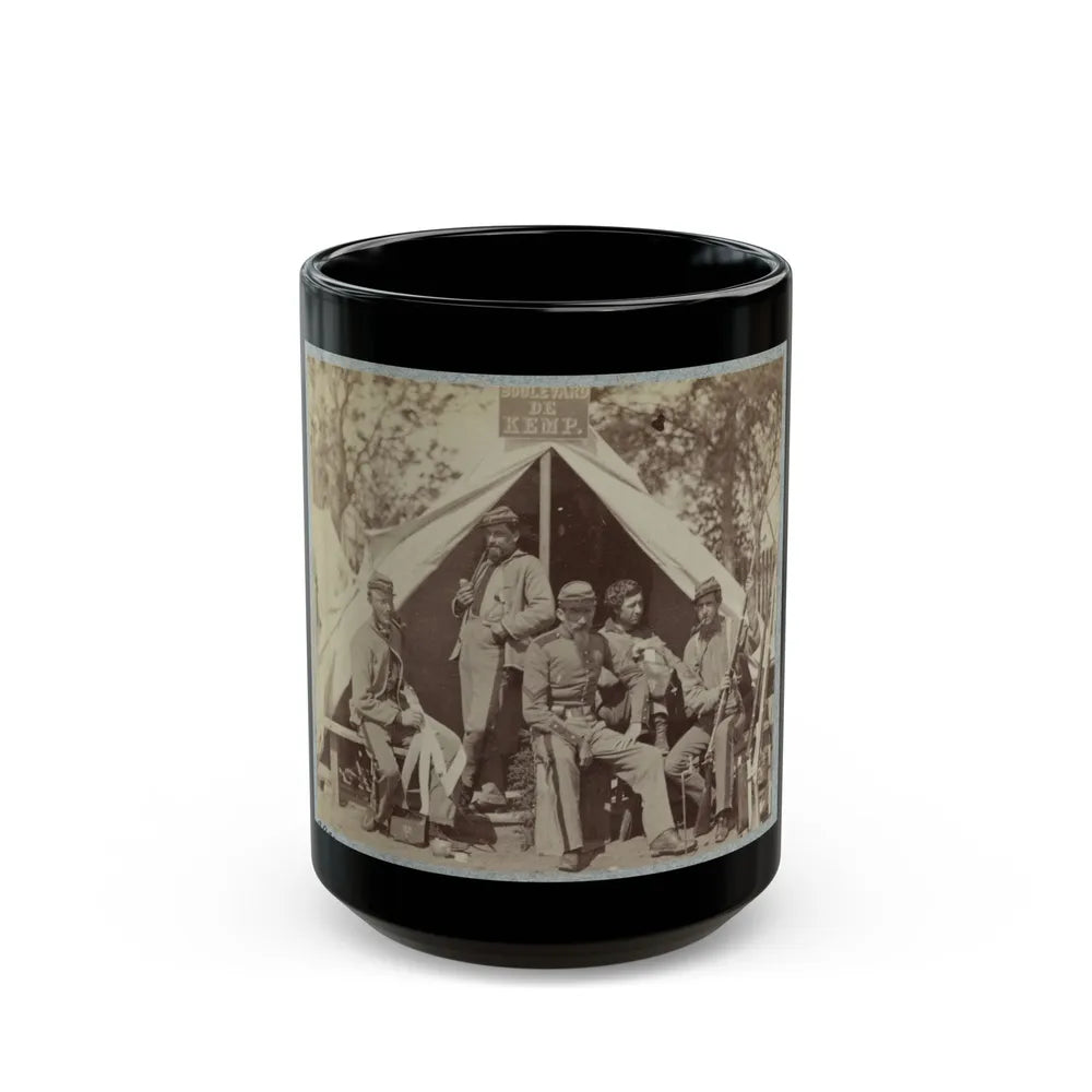 7th N.Y. State Militia, Camp Cameron, D.C., 1861 (U.S. Civil War) Black Coffee Mug-15oz-Go Mug Yourself