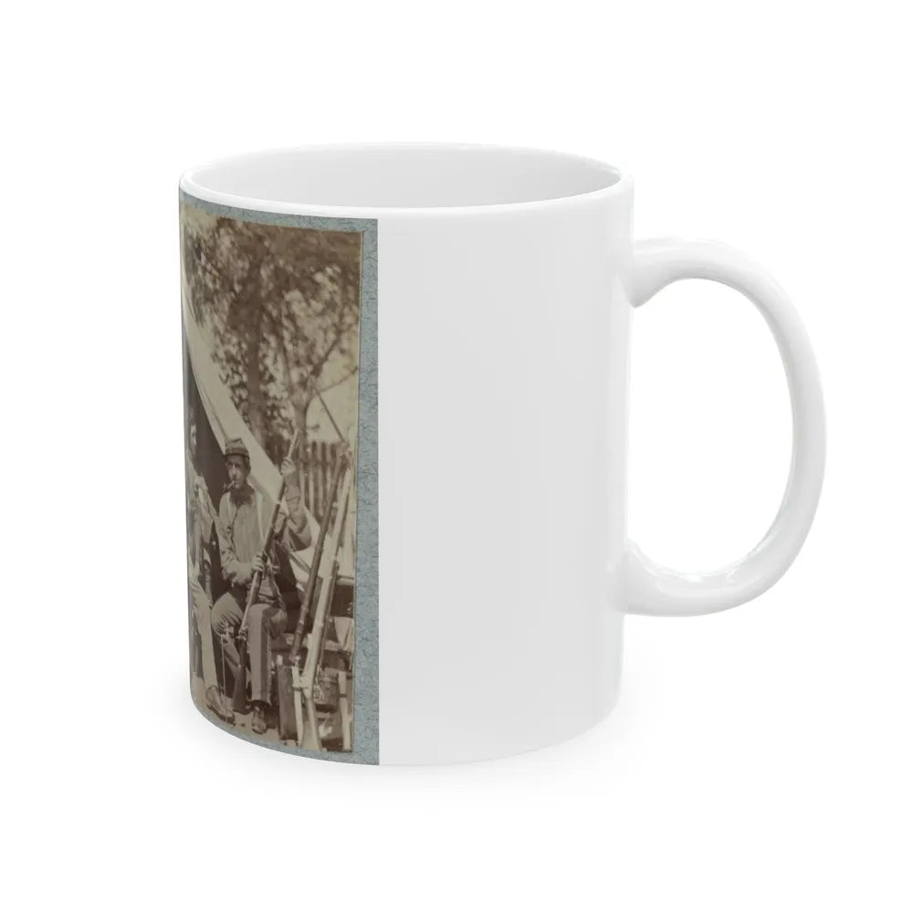 7th N.Y. State Militia, Camp Cameron, D.C., 1861 (U.S. Civil War) White Coffee Mug-Go Mug Yourself