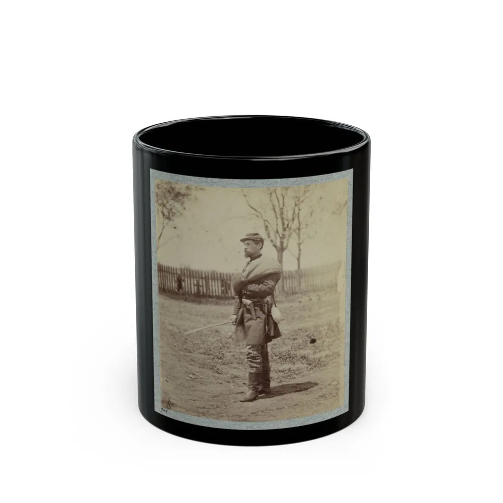 7th New York State Militia, Camp Cameron, D.C., 1861 001 (U.S. Civil War) Black Coffee Mug-11oz-Go Mug Yourself