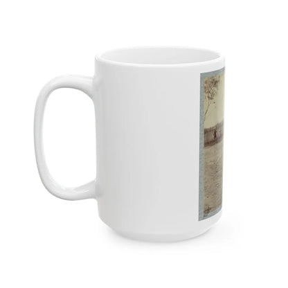 7th New York State Militia, Camp Cameron, D.C., 1861 001 (U.S. Civil War) White Coffee Mug-Go Mug Yourself