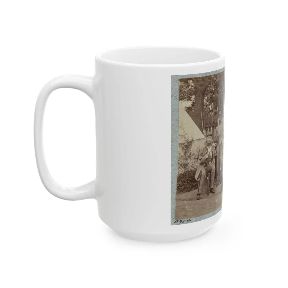 7th New York State Militia, Camp Cameron, D.C., 1861 001(2) (U.S. Civil War) White Coffee Mug-Go Mug Yourself