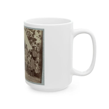 7th New York State Militia, Camp Cameron, D.C., 1861 001(2) (U.S. Civil War) White Coffee Mug-Go Mug Yourself