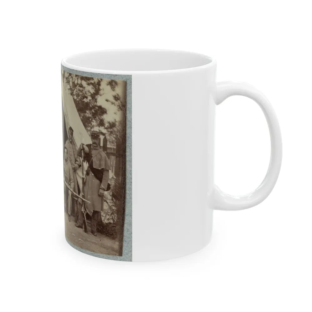 7th New York State Militia, Camp Cameron, D.C., 1861 001(2) (U.S. Civil War) White Coffee Mug-Go Mug Yourself