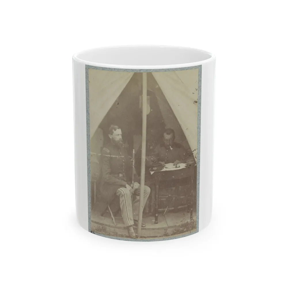 7th New York State Militia, Camp Cameron, D.C., 1861 002 (U.S. Civil War) White Coffee Mug-11oz-Go Mug Yourself