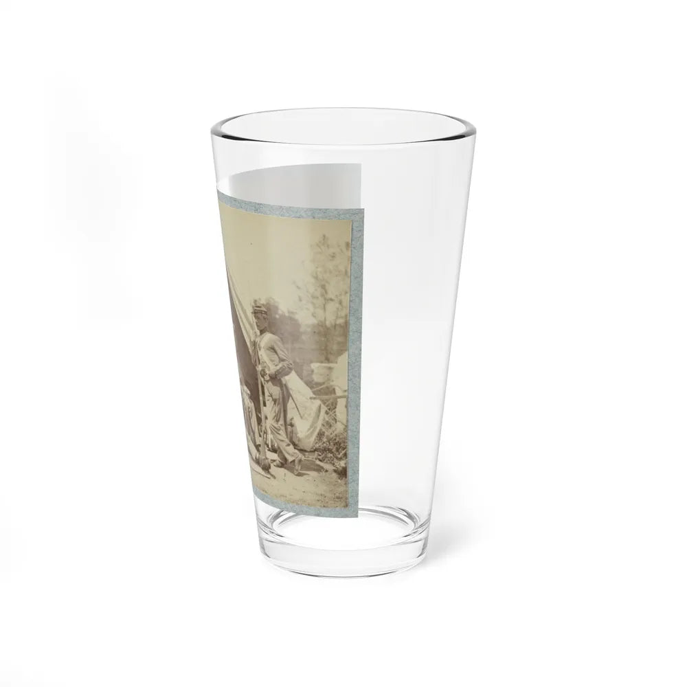 7th New York State Militia, Camp Cameron, D.C., 1861 002(2) (U.S. Civil War) Pint Glass 16oz-Go Mug Yourself