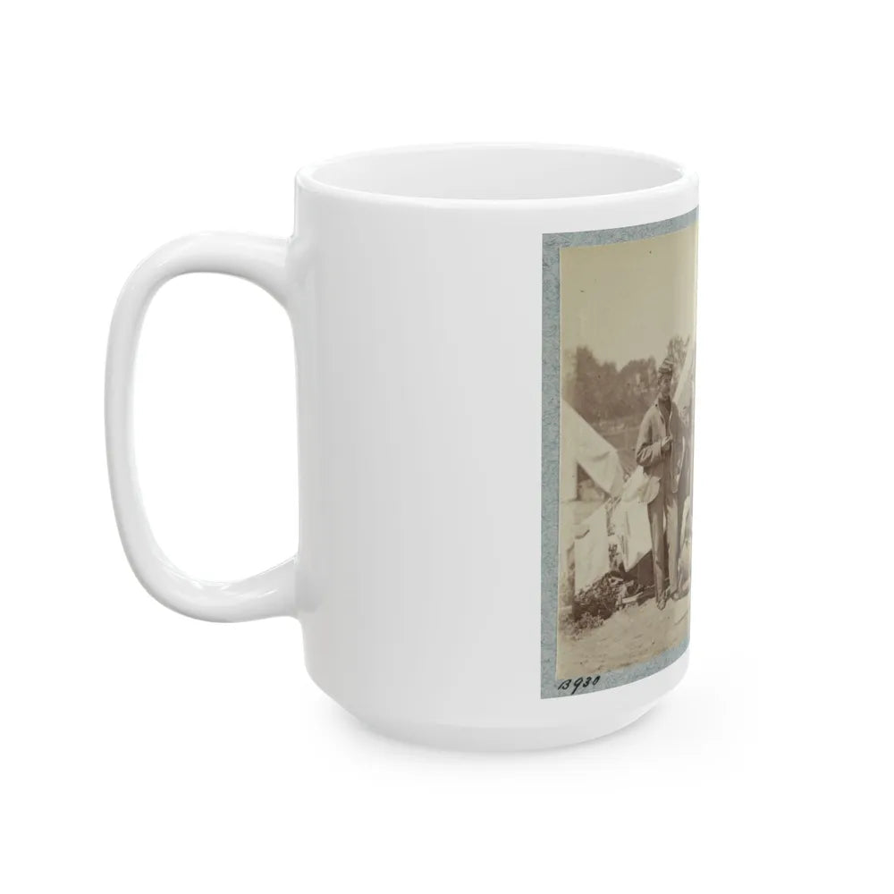 7th New York State Militia, Camp Cameron, D.C., 1861 002(2) (U.S. Civil War) White Coffee Mug-Go Mug Yourself