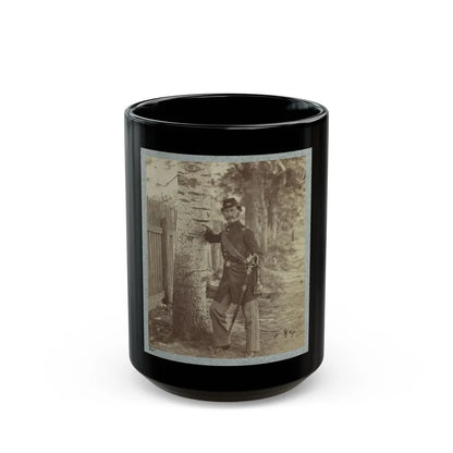 7th New York State Militia, Camp Cameron, D.C., 1861 003 (U.S. Civil War) Black Coffee Mug-15oz-Go Mug Yourself