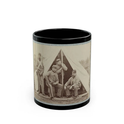 7th New York State Militia, Camp Cameron, D.C., 1861 003(2) (U.S. Civil War) Black Coffee Mug-11oz-Go Mug Yourself