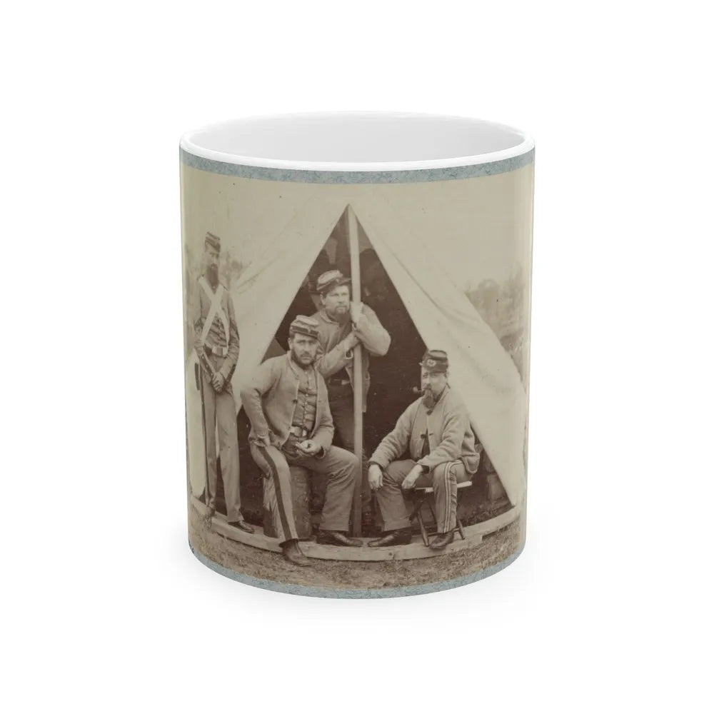 7th New York State Militia, Camp Cameron, D.C., 1861 003(2) (U.S. Civil War) White Coffee Mug-11oz-Go Mug Yourself