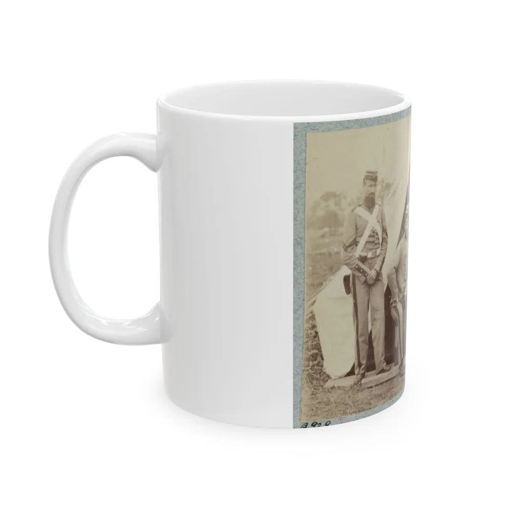 7th New York State Militia, Camp Cameron, D.C., 1861 003(2) (U.S. Civil War) White Coffee Mug-Go Mug Yourself