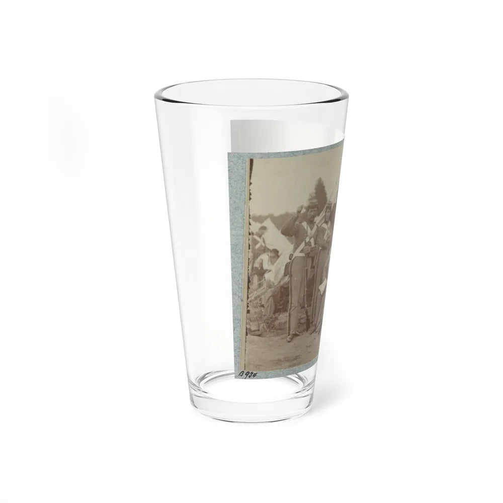 7th New York State Militia, Camp Cameron, D.C., 1861 004 (U.S. Civil War) Pint Glass 16oz-Go Mug Yourself