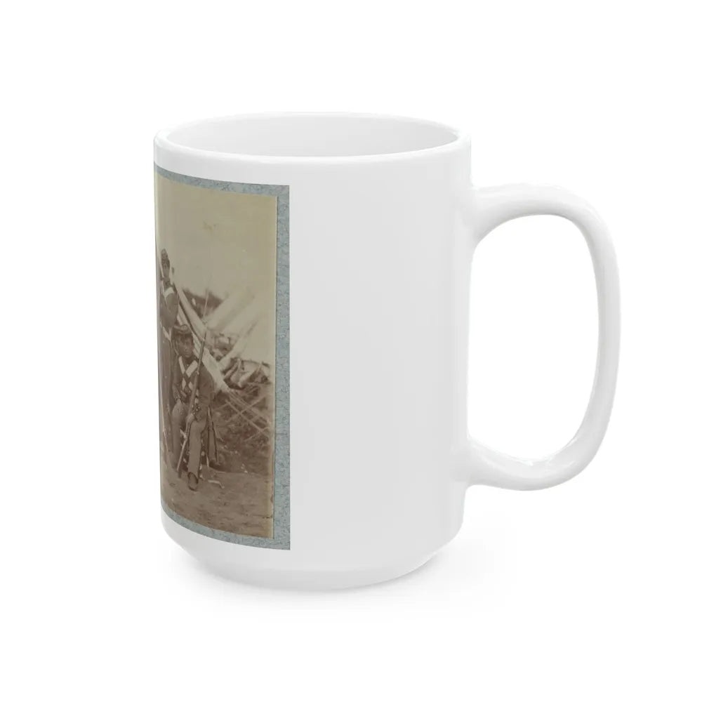 7th New York State Militia, Camp Cameron, D.C., 1861 004 (U.S. Civil War) White Coffee Mug-Go Mug Yourself