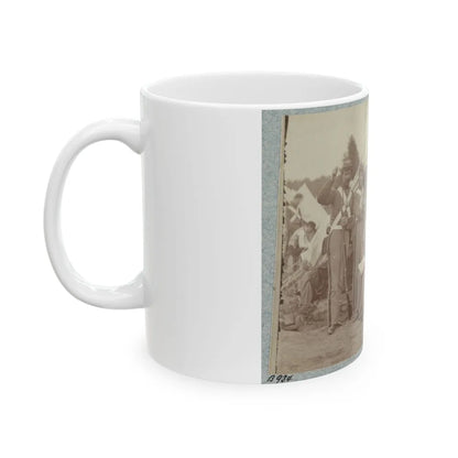 7th New York State Militia, Camp Cameron, D.C., 1861 004 (U.S. Civil War) White Coffee Mug-Go Mug Yourself