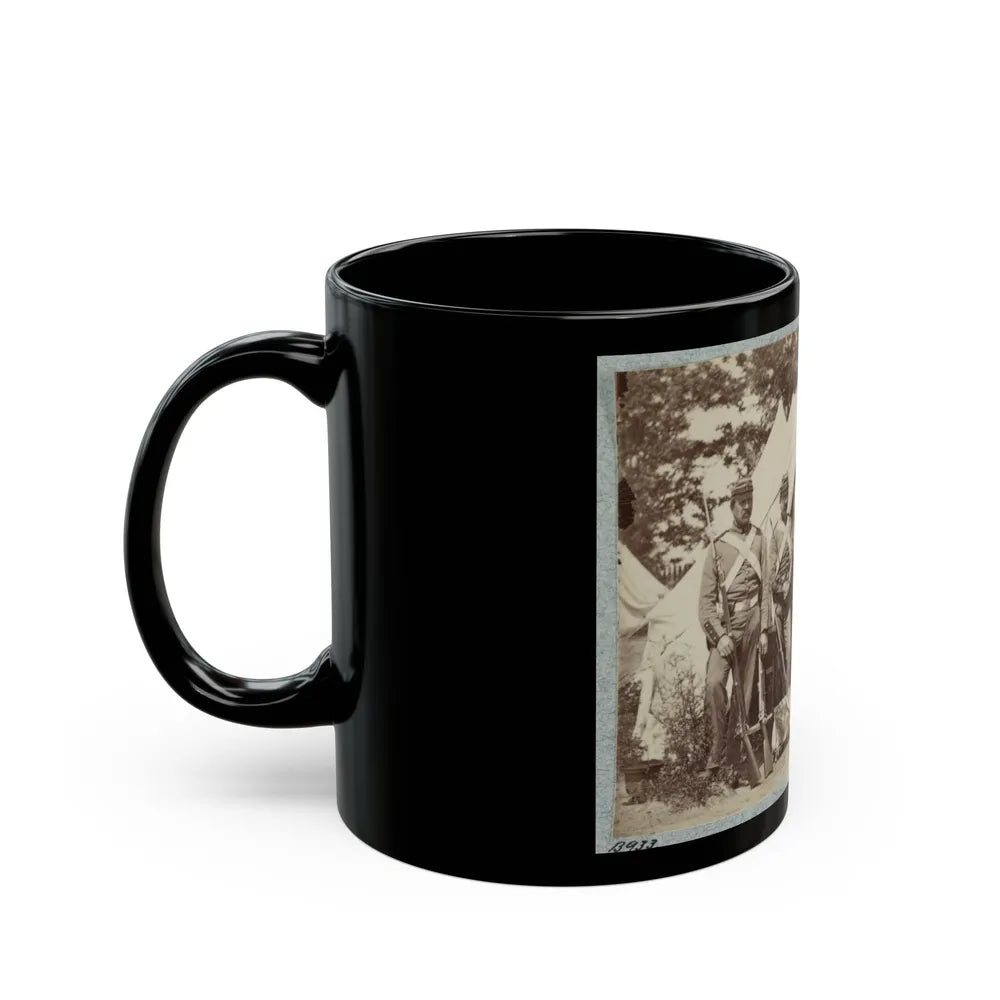 7th New York State Militia, Camp Cameron, D.C., 1861 005 (U.S. Civil War) Black Coffee Mug-Go Mug Yourself