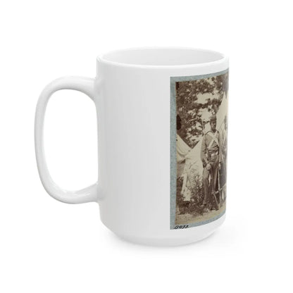 7th New York State Militia, Camp Cameron, D.C., 1861 005 (U.S. Civil War) White Coffee Mug-Go Mug Yourself