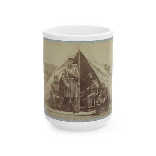 7th New York State Militia, Camp Cameron, D.C., 1861 006 (U.S. Civil War) White Coffee Mug-15oz-Go Mug Yourself