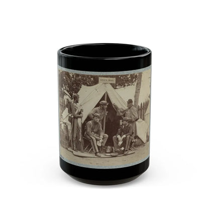 7th New York State Militia, Camp Cameron, D.C., 1861 007 (U.S. Civil War) Black Coffee Mug-15oz-Go Mug Yourself