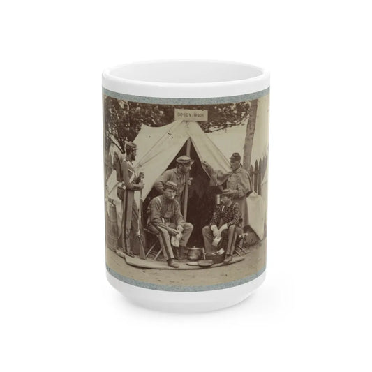 7th New York State Militia, Camp Cameron, D.C., 1861 007 (U.S. Civil War) White Coffee Mug-15oz-Go Mug Yourself