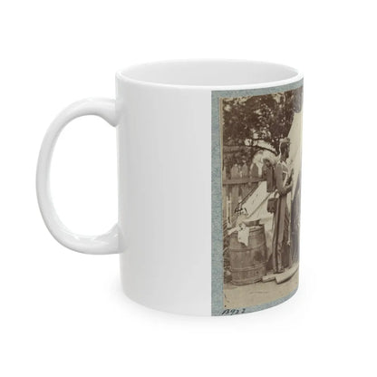 7th New York State Militia, Camp Cameron, D.C., 1861 007 (U.S. Civil War) White Coffee Mug-Go Mug Yourself