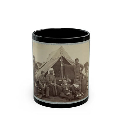 7th New York State Militia, Camp Cameron, D.C., 1861 008 (U.S. Civil War) Black Coffee Mug-11oz-Go Mug Yourself