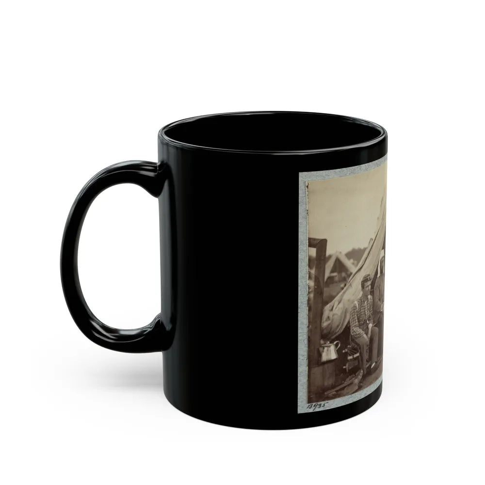 7th New York State Militia, Camp Cameron, D.C., 1861 008 (U.S. Civil War) Black Coffee Mug-Go Mug Yourself