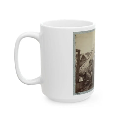 7th New York State Militia, Camp Cameron, D.C., 1861 008 (U.S. Civil War) White Coffee Mug-Go Mug Yourself