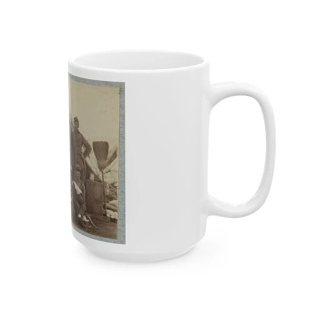 7th New York State Militia, Camp Cameron, D.C., 1861 008 (U.S. Civil War) White Coffee Mug-Go Mug Yourself