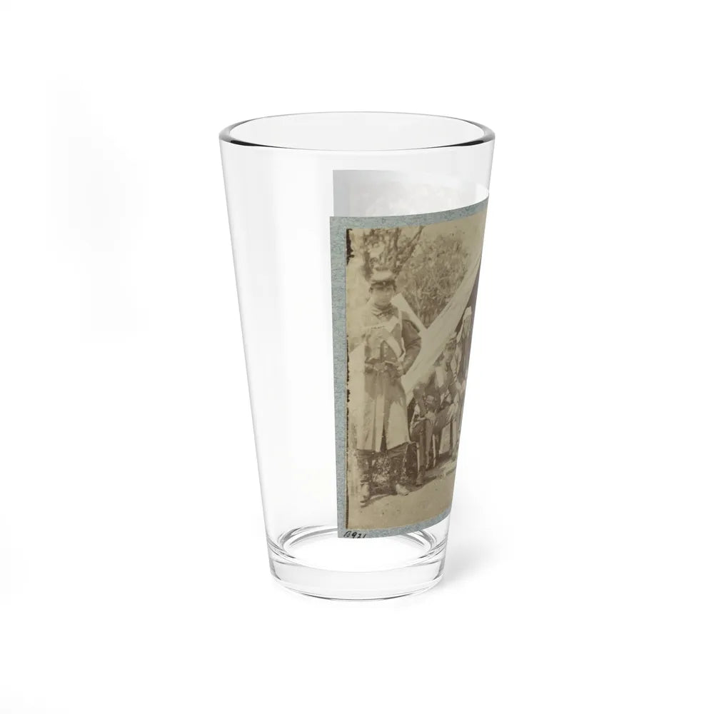 7th New York State Militia, Camp Cameron, D.C., 1861 009 (U.S. Civil War) Pint Glass 16oz-Go Mug Yourself