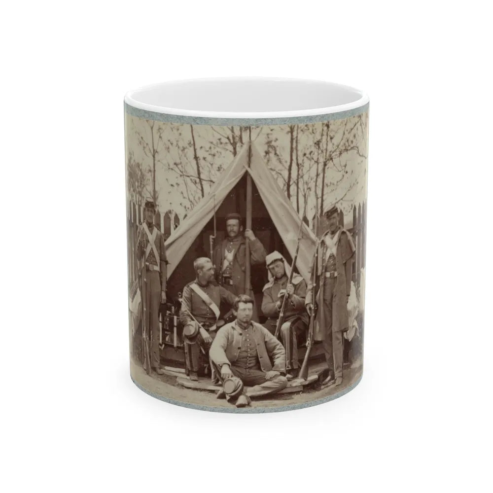 7th New York State Militia, Camp Cameron, D.C., 1861 010 (U.S. Civil War) White Coffee Mug-11oz-Go Mug Yourself