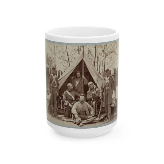 7th New York State Militia, Camp Cameron, D.C., 1861 010 (U.S. Civil War) White Coffee Mug-15oz-Go Mug Yourself