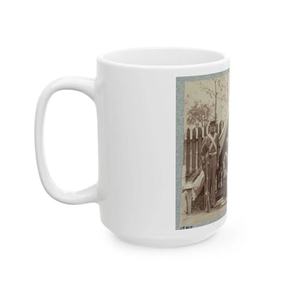 7th New York State Militia, Camp Cameron, D.C., 1861 010 (U.S. Civil War) White Coffee Mug-Go Mug Yourself