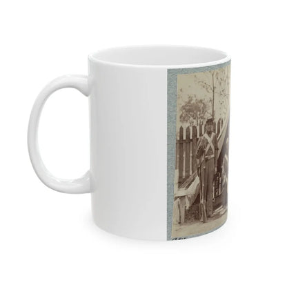 7th New York State Militia, Camp Cameron, D.C., 1861 010 (U.S. Civil War) White Coffee Mug-Go Mug Yourself