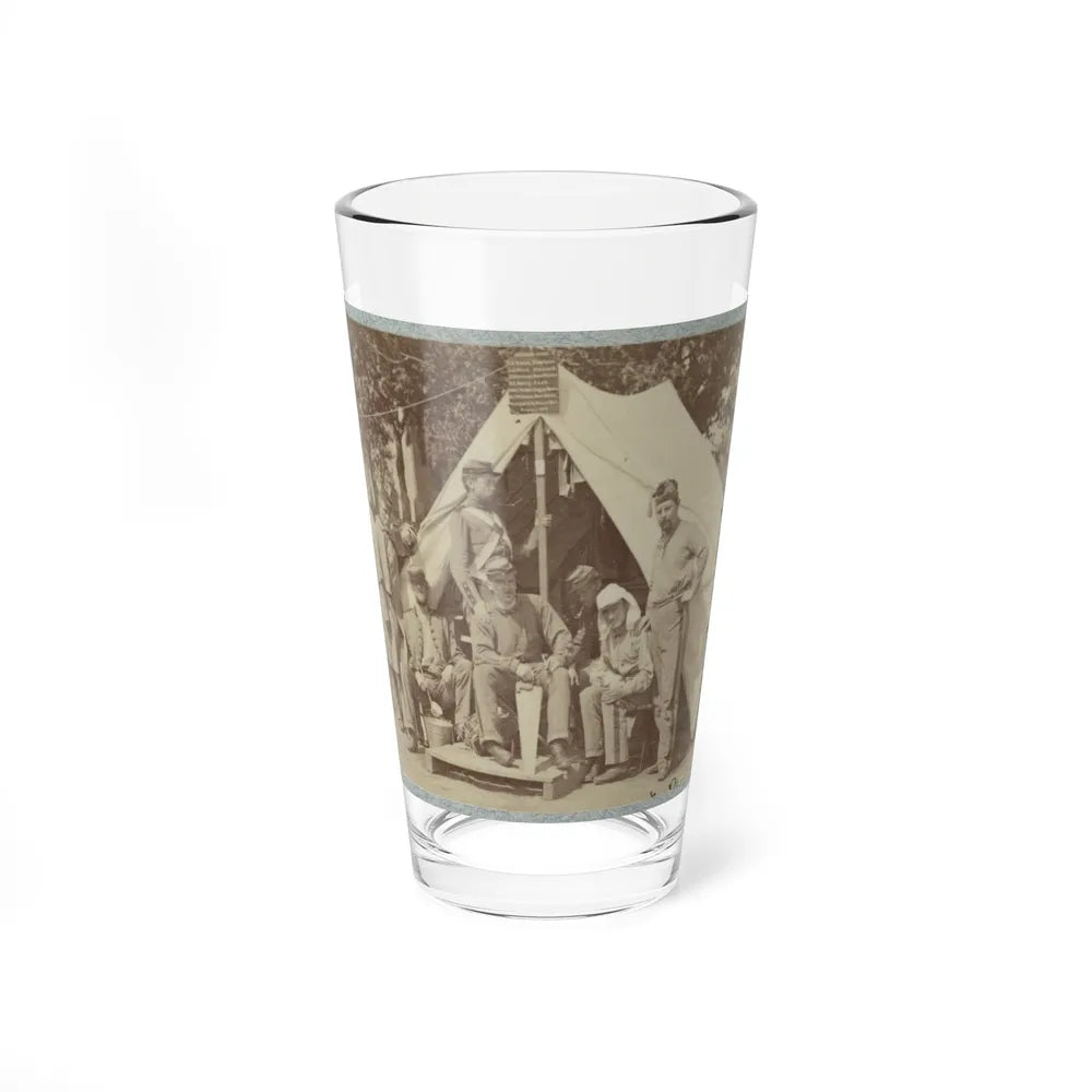 7th New York State Militia, Camp Cameron, D.C., 1861 011 (U.S. Civil War) Pint Glass 16oz-16oz-Go Mug Yourself