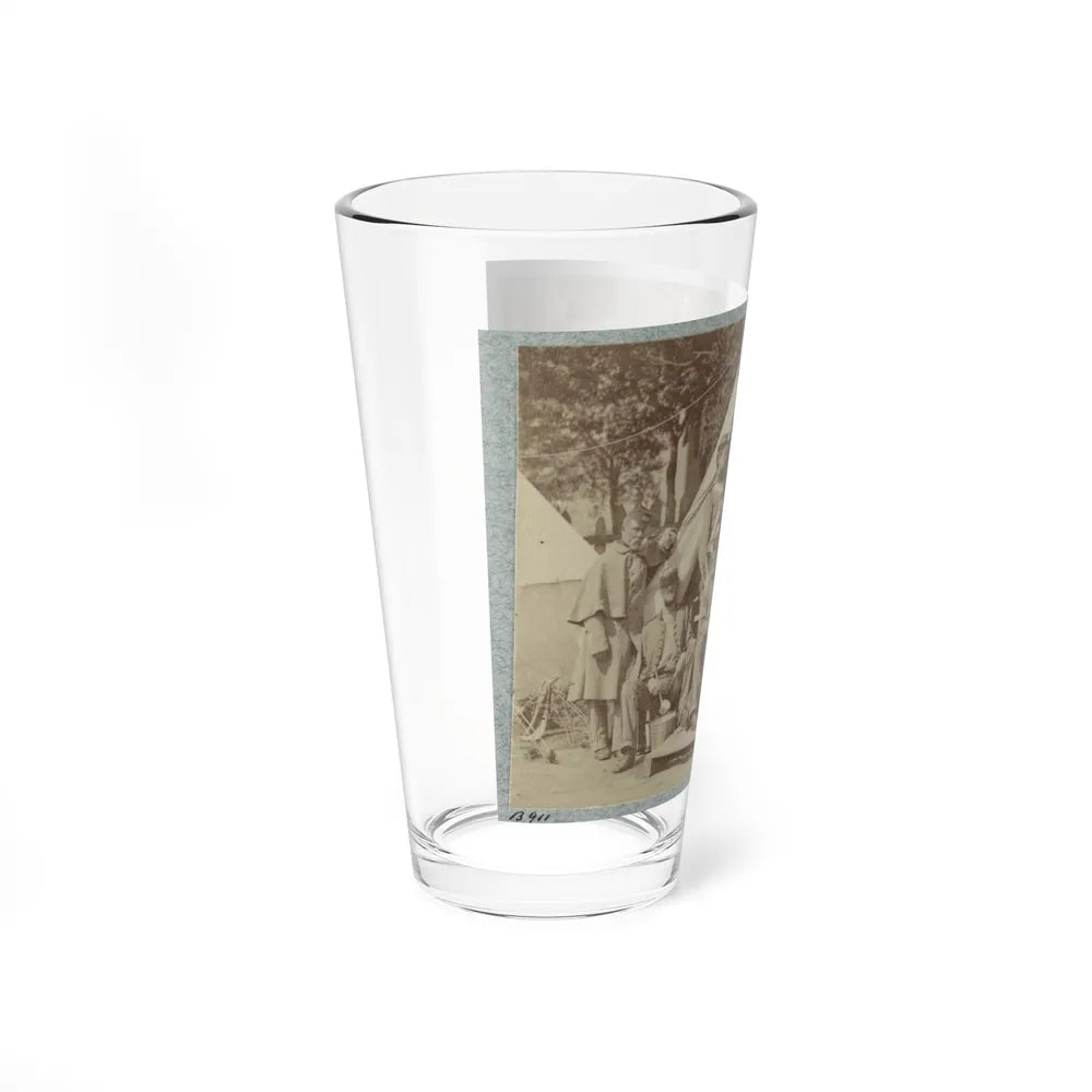 7th New York State Militia, Camp Cameron, D.C., 1861 011 (U.S. Civil War) Pint Glass 16oz-Go Mug Yourself