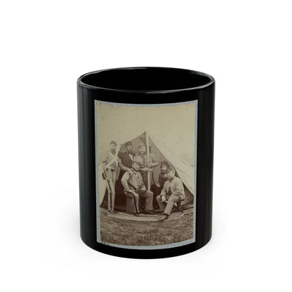 7th New York State Militia, Camp Cameron, D.C., 1861 012 (U.S. Civil War) Black Coffee Mug-11oz-Go Mug Yourself