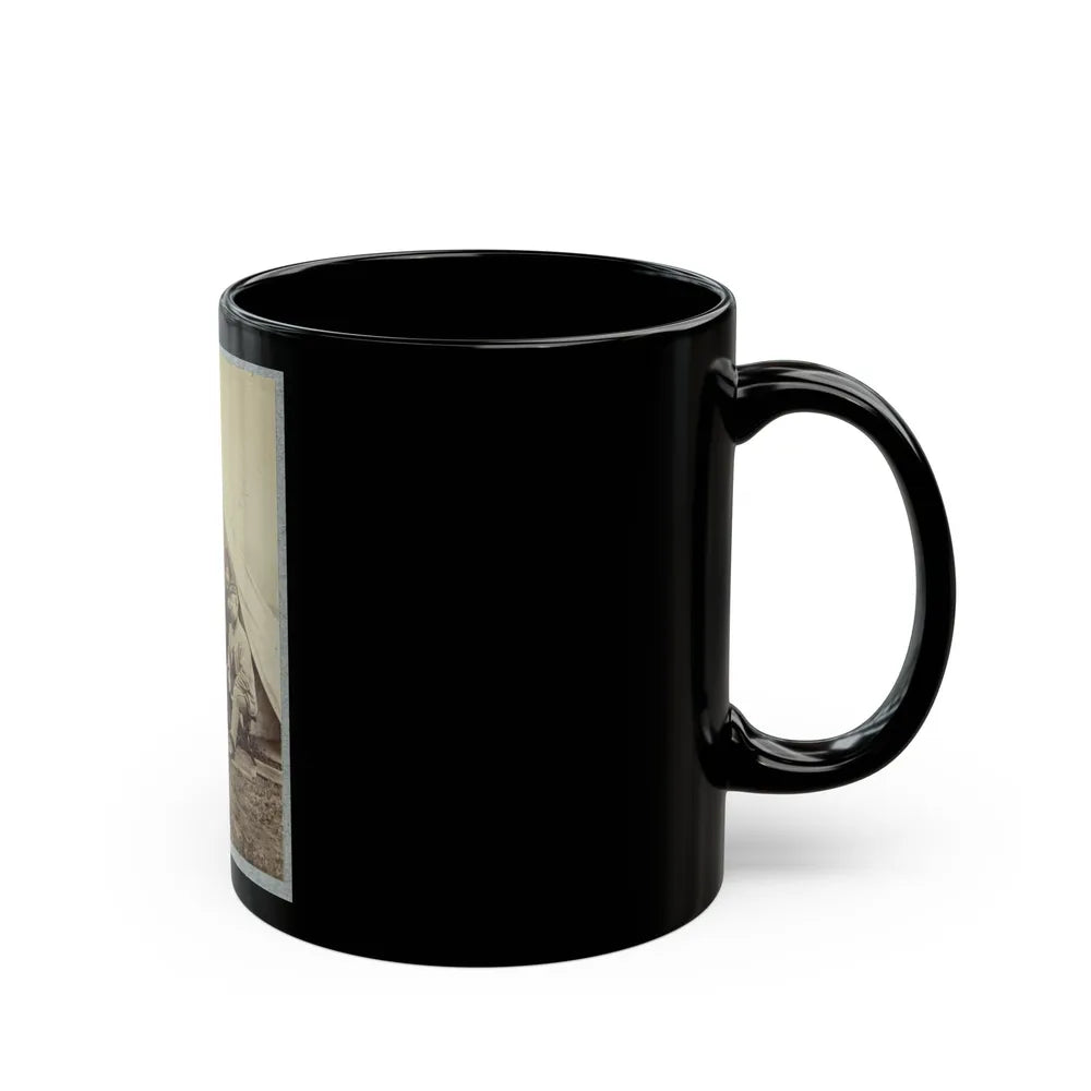 7th New York State Militia, Camp Cameron, D.C., 1861 012 (U.S. Civil War) Black Coffee Mug-Go Mug Yourself