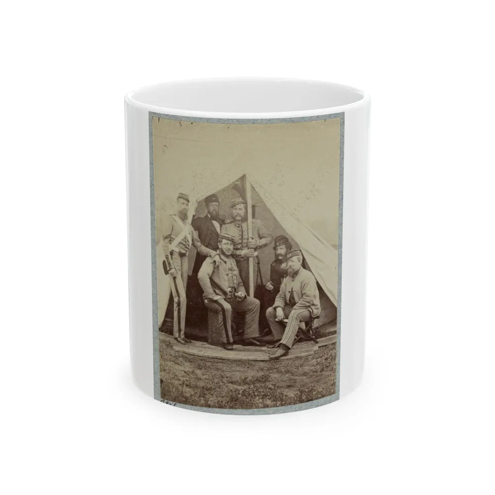 7th New York State Militia, Camp Cameron, D.C., 1861 012 (U.S. Civil War) White Coffee Mug-11oz-Go Mug Yourself