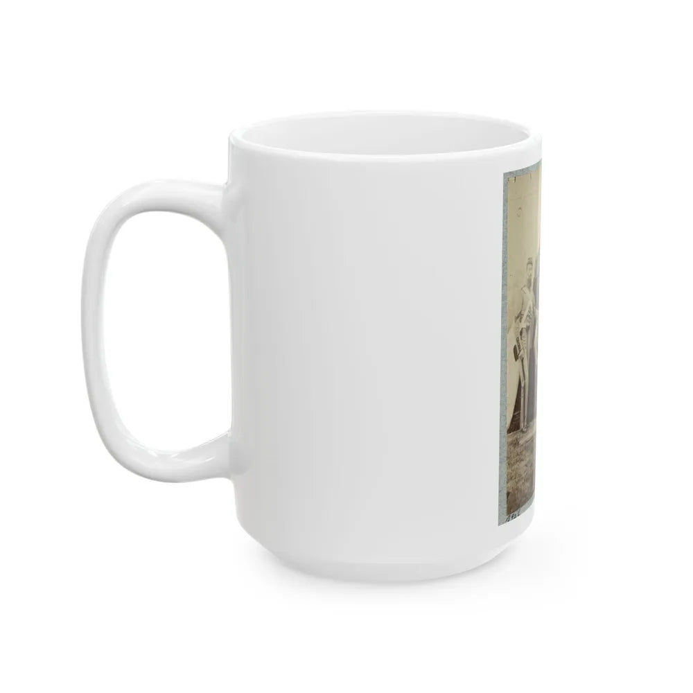 7th New York State Militia, Camp Cameron, D.C., 1861 012 (U.S. Civil War) White Coffee Mug-Go Mug Yourself