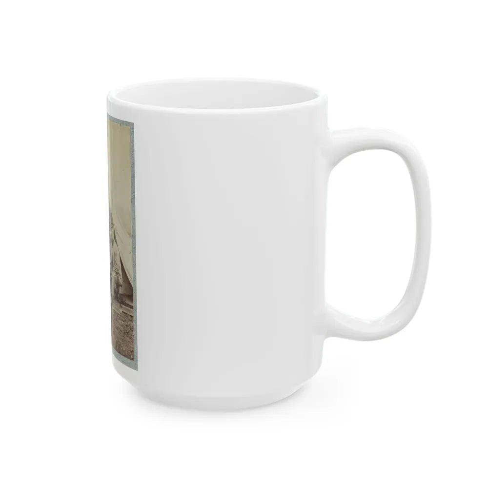 7th New York State Militia, Camp Cameron, D.C., 1861 012 (U.S. Civil War) White Coffee Mug-Go Mug Yourself