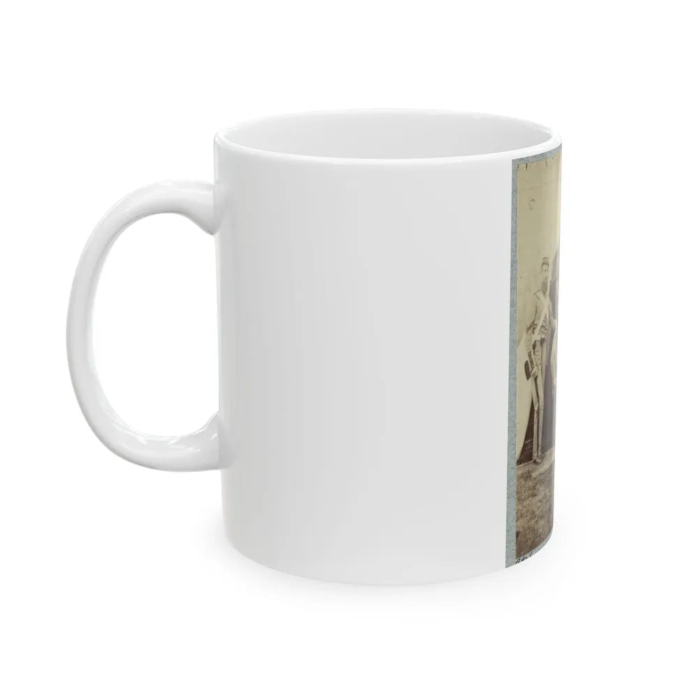 7th New York State Militia, Camp Cameron, D.C., 1861 012 (U.S. Civil War) White Coffee Mug-Go Mug Yourself