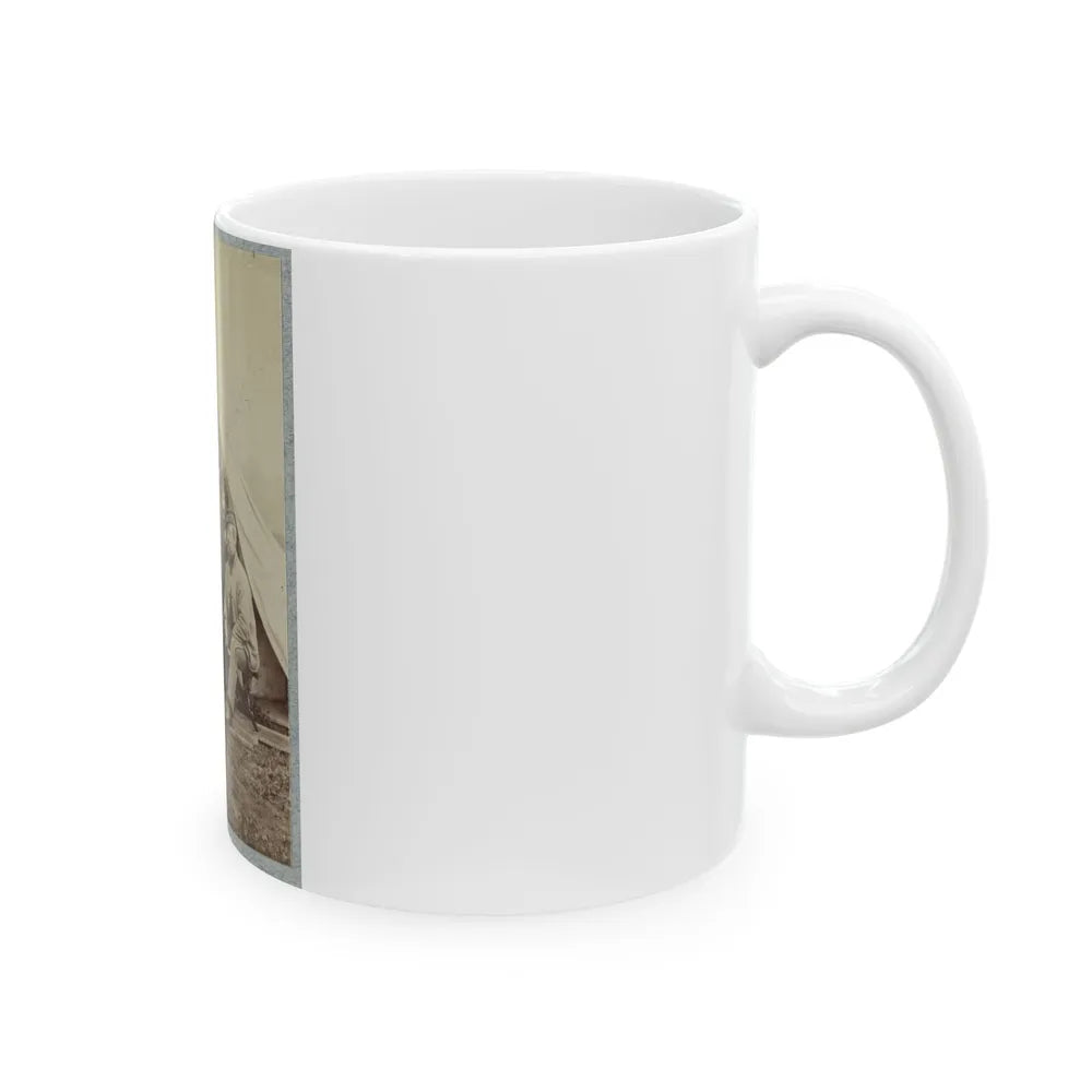 7th New York State Militia, Camp Cameron, D.C., 1861 012 (U.S. Civil War) White Coffee Mug-Go Mug Yourself