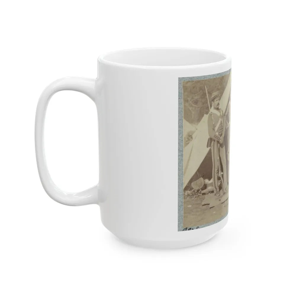 7th New York State Militia, Camp Cameron, D.C., 1861 013 (U.S. Civil War) White Coffee Mug-Go Mug Yourself