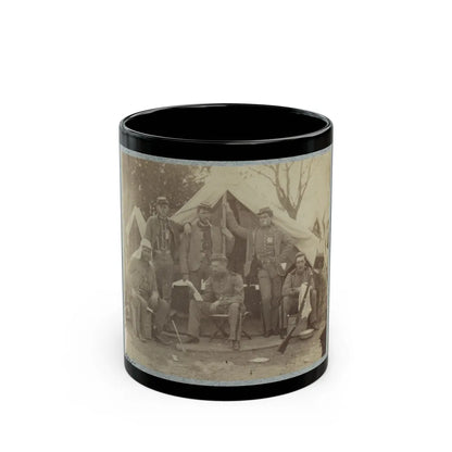 7th New York State Militia, Camp Cameron, D.C., 1861 014 (U.S. Civil War) Black Coffee Mug-11oz-Go Mug Yourself