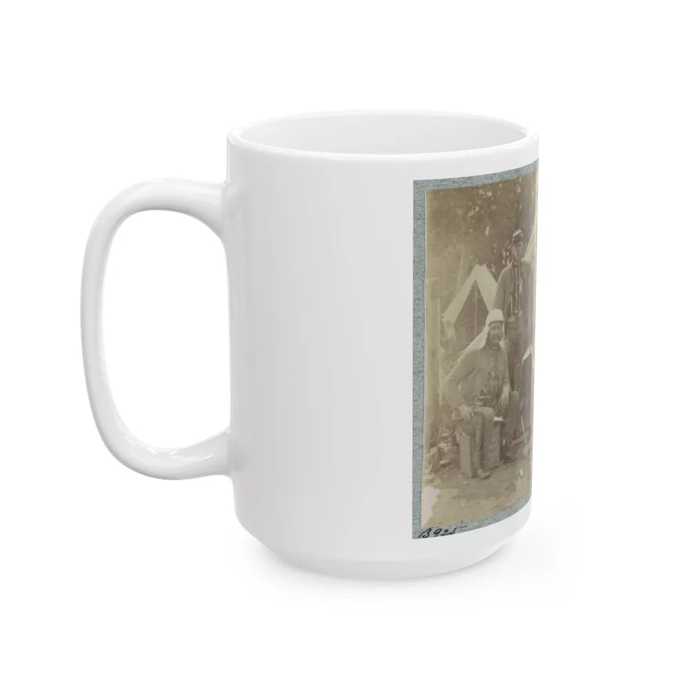 7th New York State Militia, Camp Cameron, D.C., 1861 014 (U.S. Civil War) White Coffee Mug-Go Mug Yourself